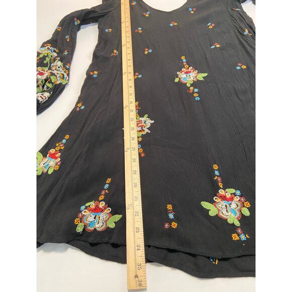 Free People Oxford Embroidered Mini Dress size small - Picture 3 of 9